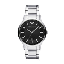 Carica l&#39;immagine nel visualizzatore di Gallery, EMPORIO ARMANI AR11181 Renato Orologio Uomo in Acciaio Quadrante nero

