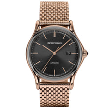 Carica l&#39;immagine nel visualizzatore di Gallery, EMPORIO ARMANI Swiss Made ARS3024 - Orologio Meccanico Uomo in Acciaio Rosa
