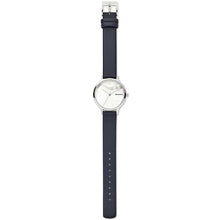 Carica l&#39;immagine nel visualizzatore di Gallery, SKAGEN SKW2719 Orologio Donna in Pelle blu con Quadrante in Pietra Naturale Howlite Anita
